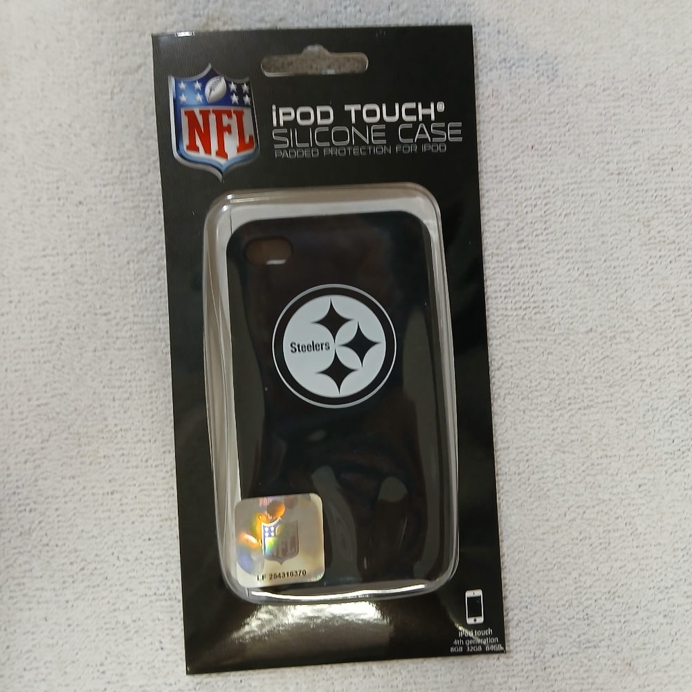 NFL Steelers Black Silicone iPod Touch Case